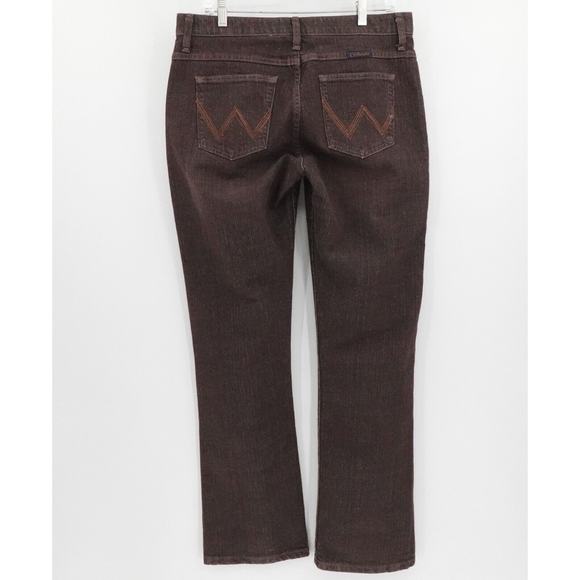 Wrangler Women's Brown Flare Jeans - Picture 2 of 12